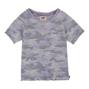Youth Girls Levis Jeans Scalloped Hemline Camo Camouflage Top - Sz L